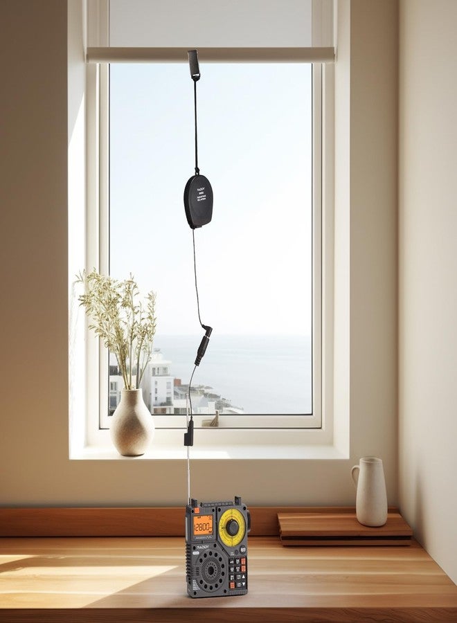 Raddy SW002 Shortwave/FM Reel Antenna, 23.6’ External Antenna for Increase Signal Reception, Compatible with All SW Radio, RF919, RF320, RF750, RF757, RF75A, RF886, RF206, RE40, DSP2 - Image 2